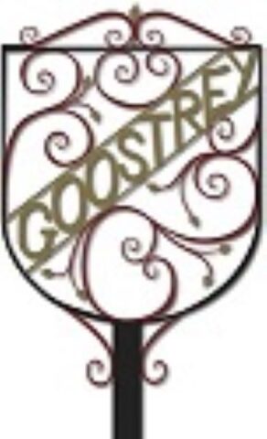 wrought iron sign for Goostrey